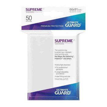 [UGD010789]Ultimate Guard 顏色卡套 Supreme UX Standard Size White (50)