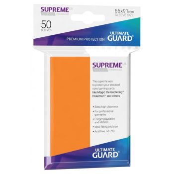 [UGD010804]Ultimate Guard 顏色卡套 Supreme UX Sleeves Standard Size Orange (50)