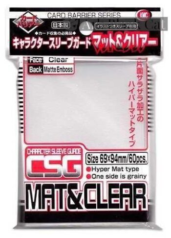 [625]KMC 卡套 CSG MAT & CLEAR 標準凹凸防反光外層 -69x94mm-
