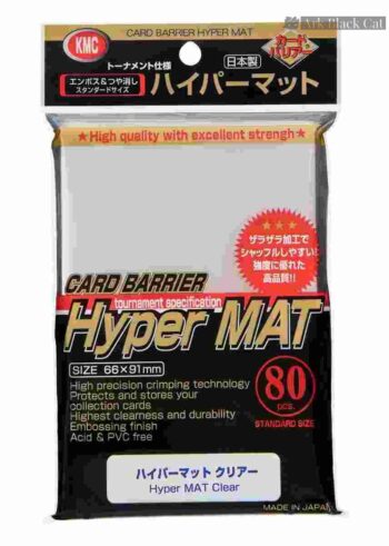 [229]KMC 卡套 HYPER MAT Clear 標準凹凸透明 -66x91mm-