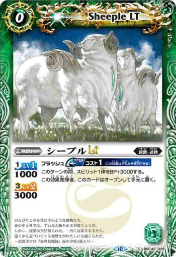 (有紋)BSC42-025 C シープルLT(BSC42收錄/2023年度版)