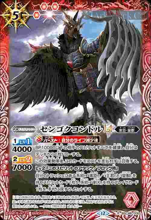 bs-bsc48-006-2025-bsc48 BSC48-006 R センゴクコンドルLT(BSC48收錄/2025年度版)