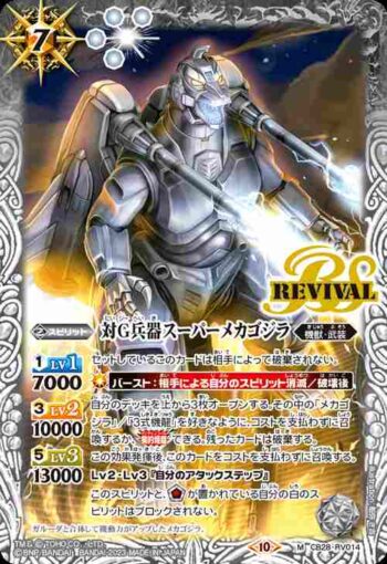 CB28-RV014 M 対G兵器スーパーメカゴジラ(CB28收錄/2023年度版)