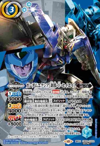 (異畫)CB29-CX02 契約X ガンダムエクシア[刹那・F・セイエイ](CB29收錄/2023年度版)