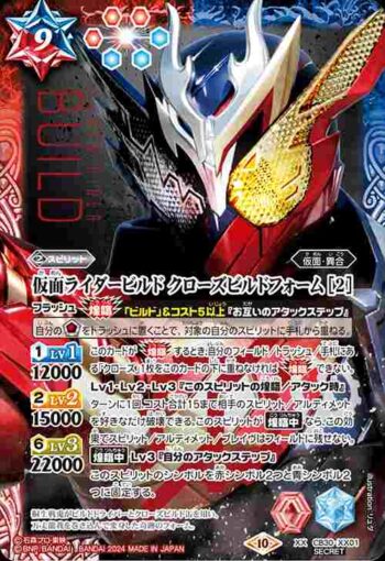 (異畫)CB30-XX01 XX 仮面ライダービルド クローズビルドフォーム [2](CB30收錄/2024年度版)