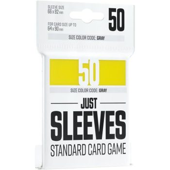 [GGX10009ML]Gamegenic JUST SLEEVES STANDARD SIZE YELLOW 標準尺寸純色卡套 -66x92mm-（50 枚）