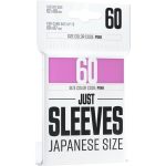 [GGX10019ML]Gamegenic JUST SLEEVES JAPANESE SIZE PINK 迷你尺寸純色卡套 -62x89mm-（60 枚）
