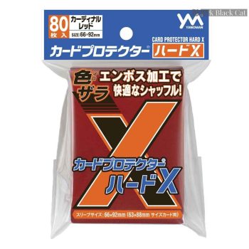 YANOMAN 卡套 CARD PROTECTOR HARD X Cardinal Red -66x92mm-