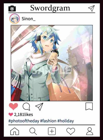 SNS風シノンちゃん 同人卡套