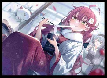 混沌の女神様 櫻巫女【新年】同人卡套