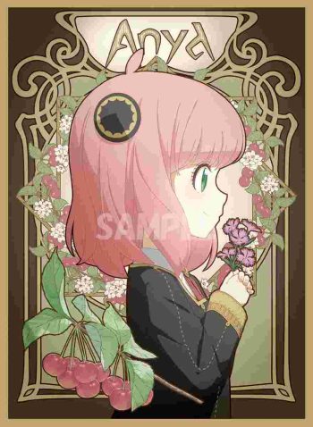 アーニャ【ミュシャ風】同人卡套