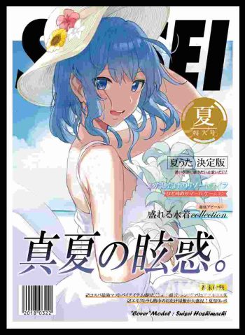 混沌の女神様 星街彗星【夏日雜誌風】同人卡套