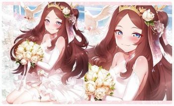 ミッドナイトブルー 李奧納多・達文西【花嫁】同人卡墊
