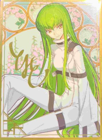 混沌の女神様 C.C.【MUCHA Secret Rare】同人卡套