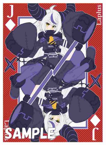 トランプ風J♦ ラプ様 同人卡套