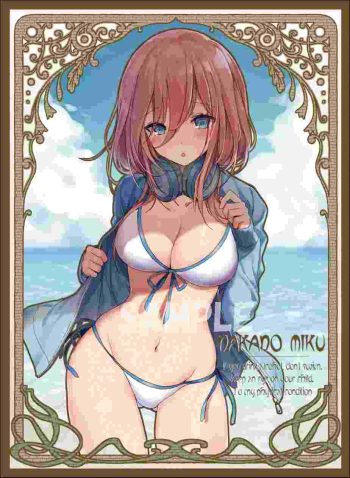 混沌の女神様 三玖【MUCHA Rare】同人卡套