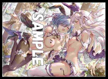 ミッドナイトブルー 愛蜜莉雅雷姆【逆兔女郎】同人卡套