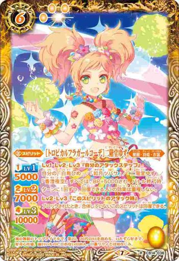 CB14-036 R [トロピカルフラガールコーデ]二階堂ゆず(CB14收錄/2020年度版)