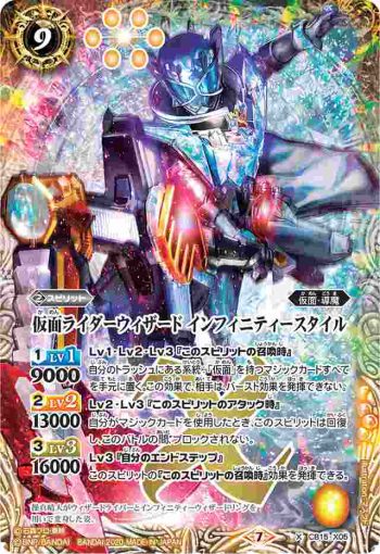 CB15-X05 X 仮面ライダーウィザード インフィニティースタイル(CB15收錄/2020年度版)