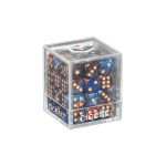 [DSI00021]DICESKI 6 面骰子 Gemini - 12mm D6 Purple & Black (36 Dice)