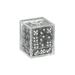 [DSI00049]DICESKI 6 面骰子 Chameleon - 12mm D6 Teal Translucent (36 Dice)
