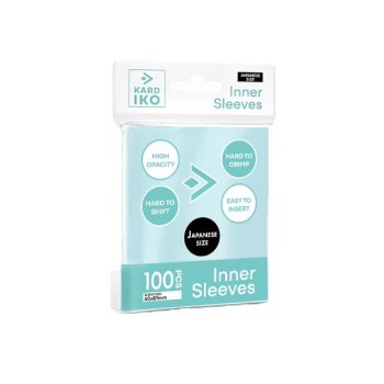 [KIK00001]KARDIKO 迷你尺寸透明內膽卡套 Inner Sleeves Japanese Size - Clear（100 枚）