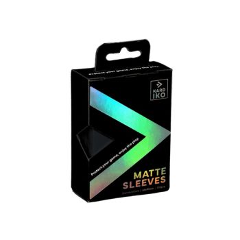 [KIK00009]KARDIKO 標準尺寸卡套 Standard Size Sleeves - Matte Black（100 枚）