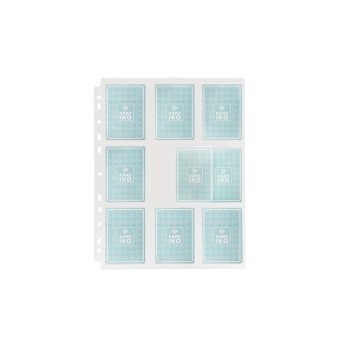 [KIK00038]KARDIKO 9 格透明活頁 Side-loading - 18-Pocket Pages - Clear