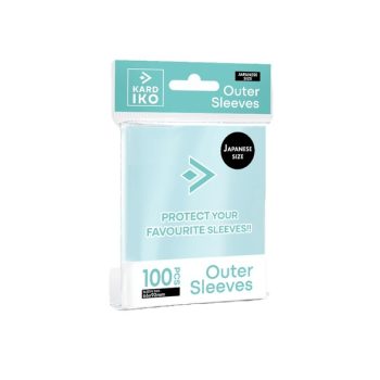 [KIK00040]KARDIKO 迷你尺寸透明外層卡套 Outer Sleeves Japanese Size - Clear（100 枚）
