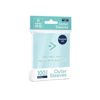 [KIK00041]KARDIKO 標準尺寸透明外層卡套 Outer Sleeves Standard Size - Clear（100 枚）