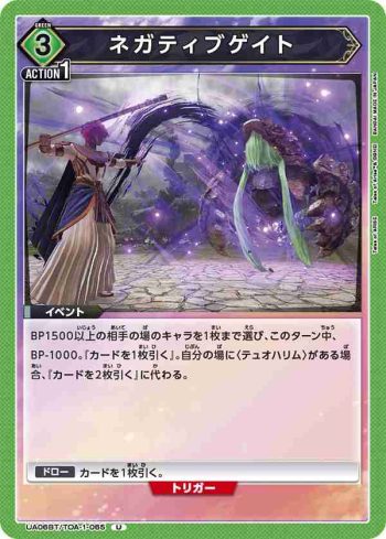 UA06BT/TOA-1-065 U 負能源之門