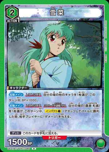 UA21BT/YYH-1-060 R 雪菜