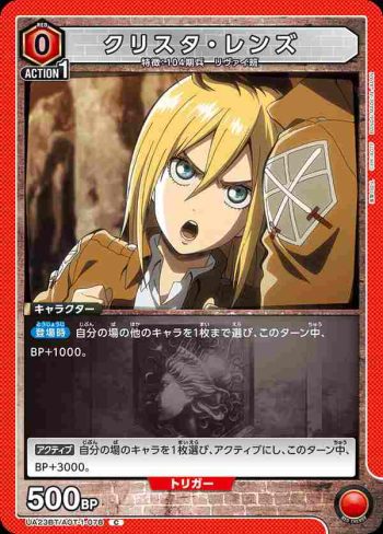 UA23BT/AOT-1-078 C クリスタ・レンズ