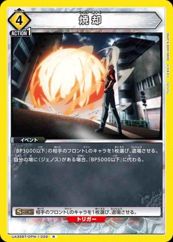 UA35BT/OPM-1-029 R 燒卻