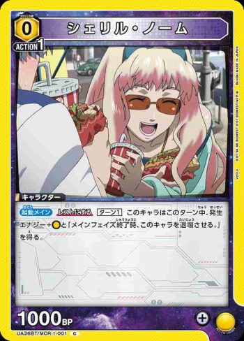 UA36BT/MCR-1-001 C 雪莉·諾姆
