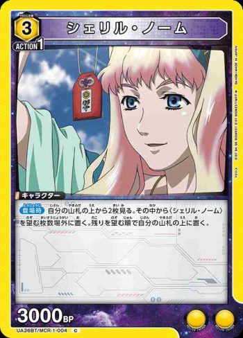 UA36BT/MCR-1-004 C 雪莉·諾姆