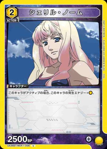 UA36BT/MCR-1-006 U 雪莉·諾姆