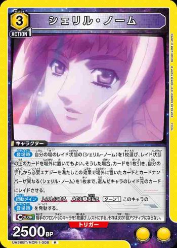 UA36BT/MCR-1-008 R 雪莉·諾姆