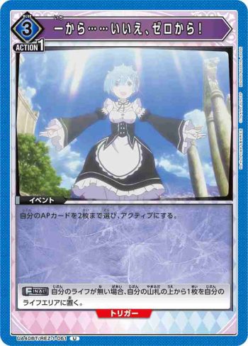 UA40BT/REZ-1-061 U 從頭開始……不，從零開始！