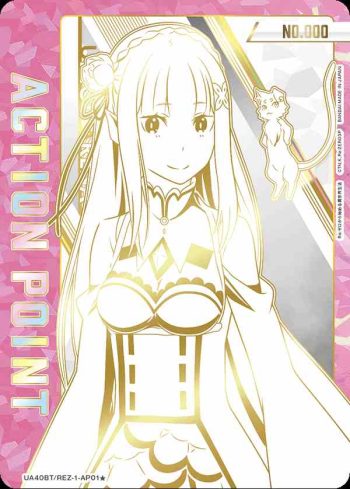 (異畫)UA40BT/REZ-1-AP01★ 行動值卡(Re:從零開始的異世界生活)