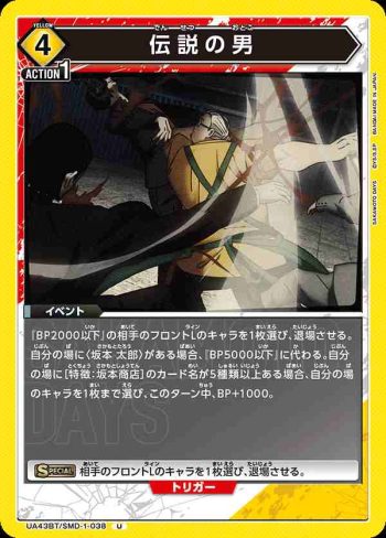 UA43BT/SMD-1-038 U 傳說中的男人
