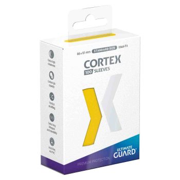 [UGD011153]Ultimate Guard 顏色卡套 Cortex Sleeves Standard Size (100) - Yellow