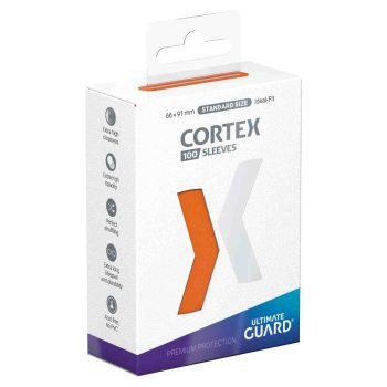 [UGD011414]Ultimate Guard 顏色卡套 Cortex Sleeves Standard Size (100) - Orange