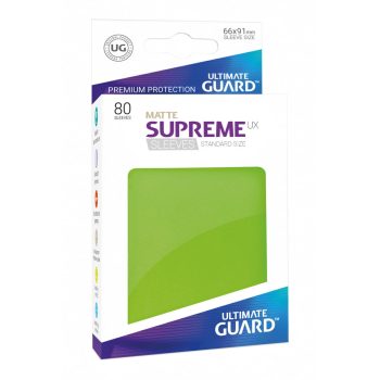 [UGD010558]Ultimate Guard 卡套 Supreme UX Sleeves Standard Size Matte Light Green (80)