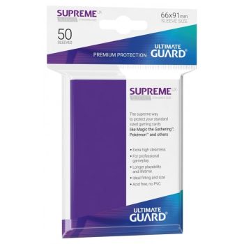 [UGD010800]Ultimate Guard 顏色卡套 Supreme UX Sleeves Standard Size Purple (50)
