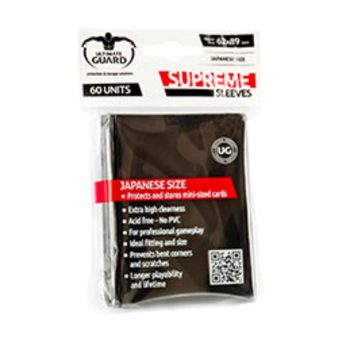 [UGD010060]Ultimate Guard  顏色卡套 Supreme Sleeves Japanese Size Black (60)