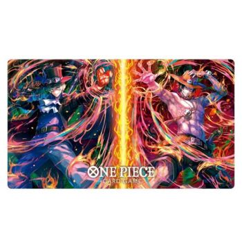 官方遊戲墊板 -艾斯&薩波-【ONE PIECE CARD GAME】