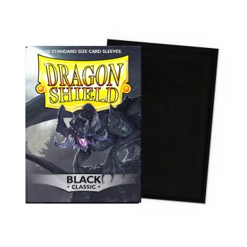 [AT-10002]Dragon Shield 顏色卡套 Black - Classic Sleeves - Standard Size