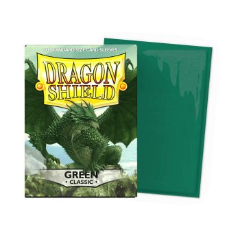 [AT-10004]Dragon Shield 顏色卡套 Green - Classic Sleeves - Standard Size
