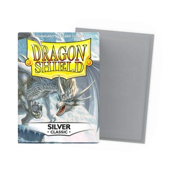 [AT-10008]Dragon Shield 顏色卡套 Silver - Classic Sleeves - Standard Size